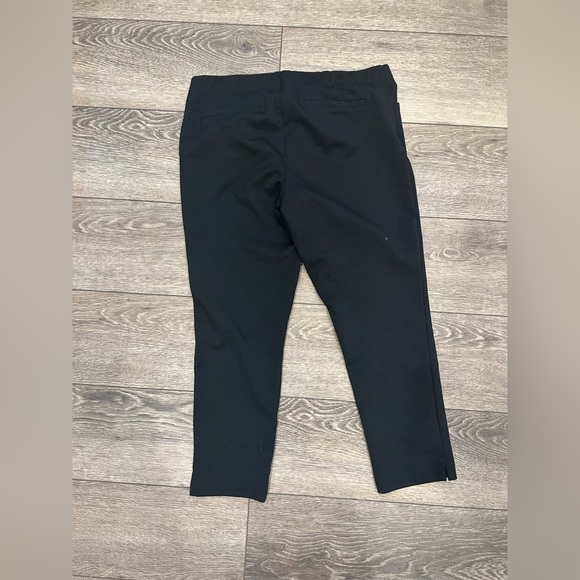 🎄GAP  Slim City Crop Pant Black SZ 12 - Picture 3 of 3